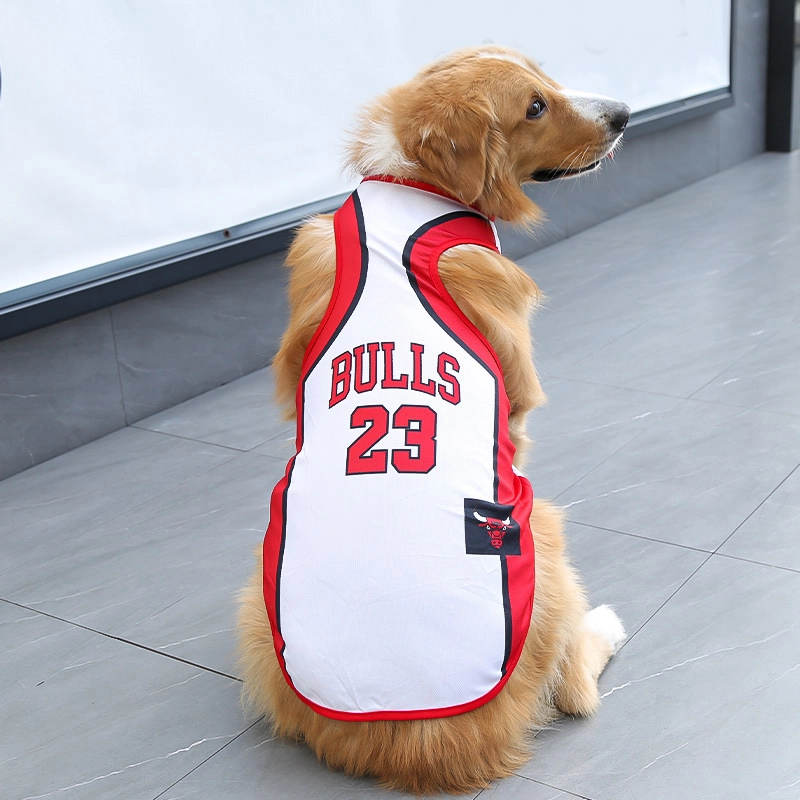 R10 PLAYERA JERSEY PARA PERROS DE BASKETBALL BULLS