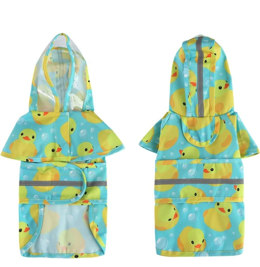 R6 IMPERMÉABLE CHUBASQUERO PATITOS PARA PERROS